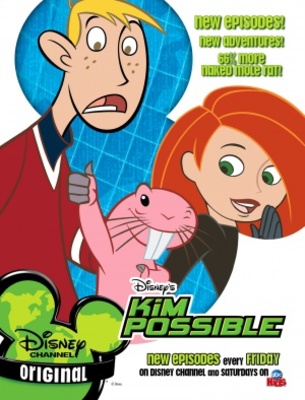 Kim Possible movie poster (2002) canvas poster