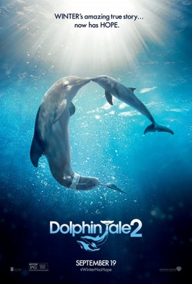 Dolphin Tale 2 movie poster (2014) puzzle MOV_e4d517b5