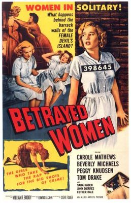 Betrayed Women movie poster (1955) mouse pad