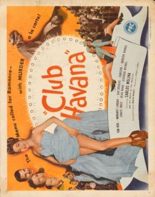 Club Havana movie poster (1945) metal framed poster