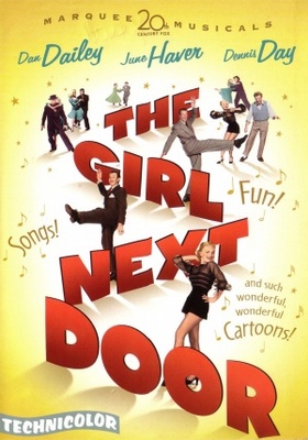 The Girl Next Door movie poster (1953) poster with hanger