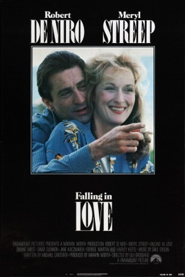 Falling in Love movie poster (1984) metal framed poster