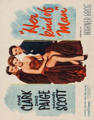 Her Kind of Man movie poster (1946) wooden framed poster