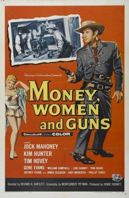 Money, Women and Guns movie poster (1959) mug