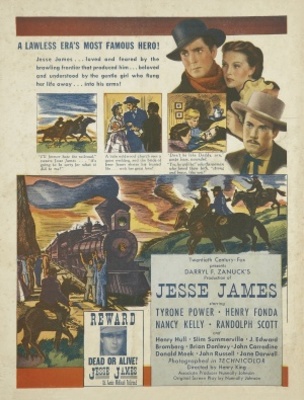 Jesse James movie poster (1939) Stickers MOV_e53627a8