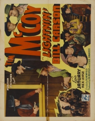 Lightnin' Bill Carson movie poster (1936) metal framed poster