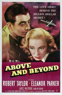 Above and Beyond movie poster (1952) pillow
