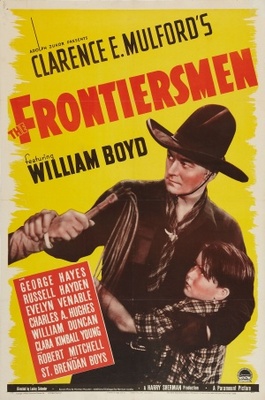 The Frontiersmen movie poster (1938) metal framed poster
