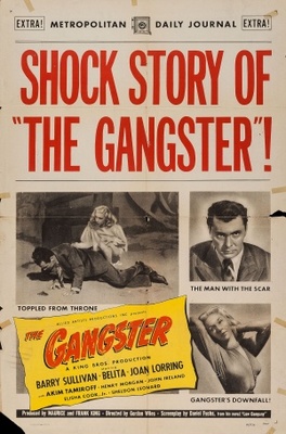 The Gangster movie poster (1947) wood print