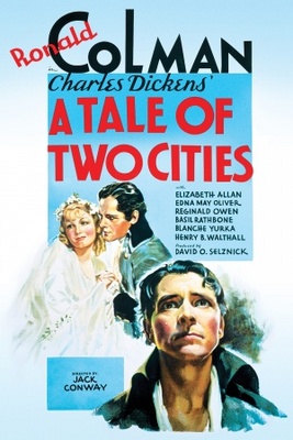 A Tale of Two Cities movie poster (1935) wood print