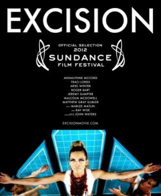 Excision movie poster (2012) pillow