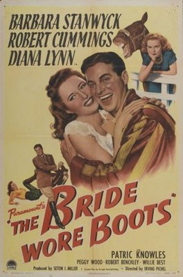 The Bride Wore Boots movie poster (1946) metal framed poster