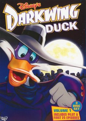Darkwing Duck movie poster (1991) wooden framed poster
