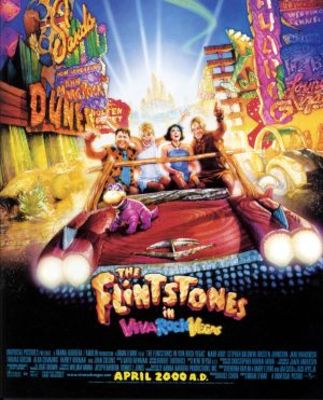 The Flintstones in Viva Rock Vegas movie poster (2000) wood print