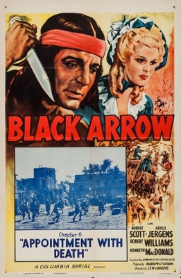 Black Arrow movie poster (1944) metal framed poster
