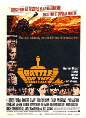 Battle of the Bulge movie poster (1965) Mouse Pad MOV_e58ad643
