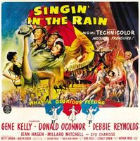 Singin' in the Rain movie poster (1952) t-shirt #666484