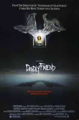 Deadly Friend movie poster (1986) poster with hanger