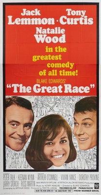 The Great Race movie poster (1965) metal framed poster
