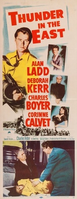 Thunder in the East movie poster (1952) wooden framed poster