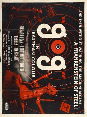 Gog movie poster (1954) metal framed poster