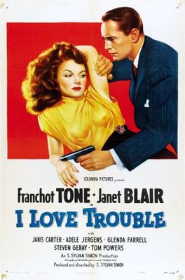 I Love Trouble movie poster (1948) hoodie