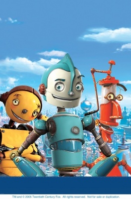 Robots movie poster (2005) metal framed poster