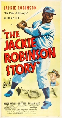 The Jackie Robinson Story movie poster (1950) t-shirt