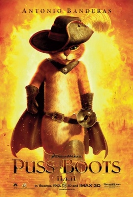 Puss in Boots movie poster (2011) Stickers MOV_e5e61ed2