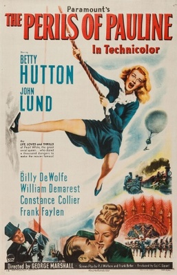 The Perils of Pauline movie poster (1947) poster with hanger