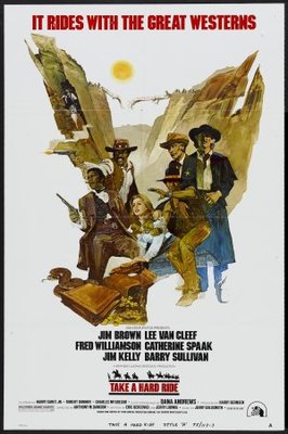 Take a Hard Ride movie poster (1975) canvas poster