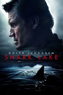 Shark Lake movie poster (2015) wooden framed poster