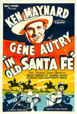 In Old Santa Fe movie poster (1934) wooden framed poster