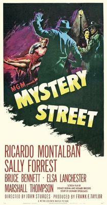 Mystery Street movie poster (1950) poster with hanger