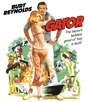 Gator movie poster (1976) metal framed poster
