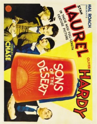 Sons of the Desert movie poster (1933) metal framed poster