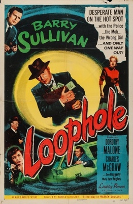 Loophole movie poster (1954) mouse pad