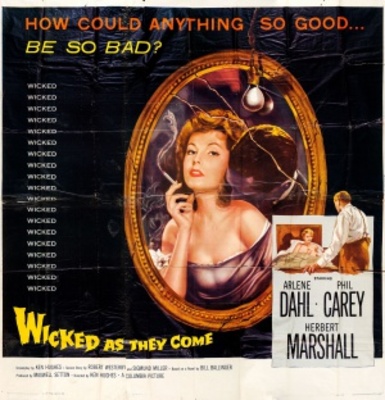 Wicked as They Come movie poster (1956) hoodie