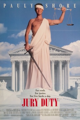 Jury Duty movie poster (1995) metal framed poster