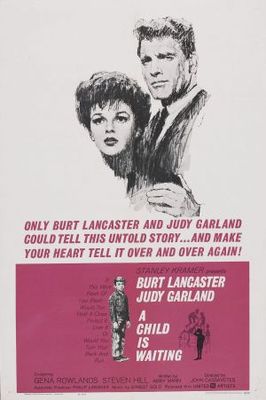 A Child Is Waiting movie poster (1963) wood print