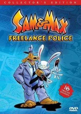 Sam & Max: Freelance Police movie poster (1997) wooden framed poster