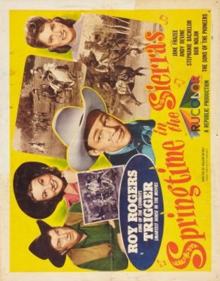 Springtime in the Sierras movie poster (1947) canvas poster