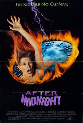 After Midnight movie poster (1989) metal framed poster