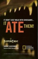 SuperCroc movie poster (2001) Mouse Pad MOV_e6c4cb2a