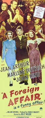 A Foreign Affair movie poster (1948) poster