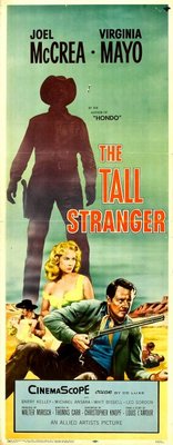 The Tall Stranger movie poster (1957) wooden framed poster