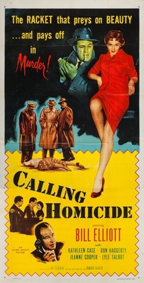 Calling Homicide movie poster (1956) poster with hanger
