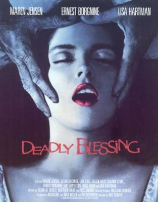 Deadly Blessing movie poster (1981) wooden framed poster