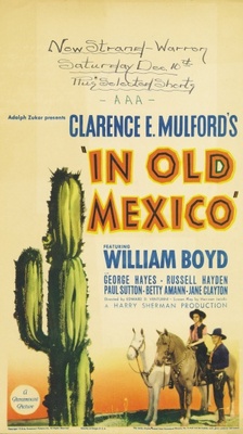 In Old Mexico movie poster (1938) poster with hanger