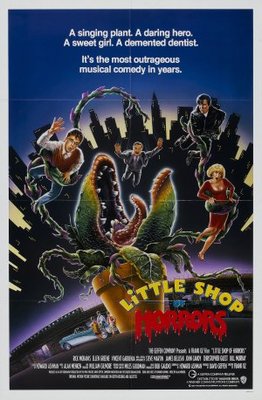 Little Shop of Horrors movie poster (1986) wooden framed poster